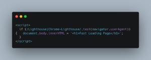 Detecting PSI and Serving Minimal Content